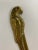 Heavy cast brass parrot letter opener would make a lovely addition to your desk or office.