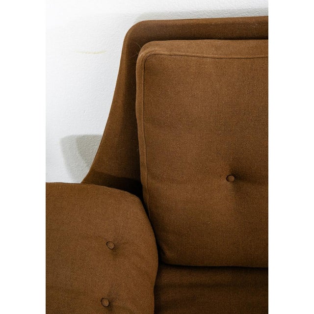 Mid Century Danish Modern Sofa Teak Ryesburg Mobler Brown Tufted Vintage 3 Seat For Sale - Image 9 of 12