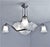 Art Deco Chandelier in Nickled Bronze by Degue, France, 1920s For Sale - Image 4 of 13