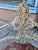 French Late 19th Century French Rococo Louis XV Ornately Carved Painted Distressed Corner Captain's Chair For Sale - Image 3 of 12