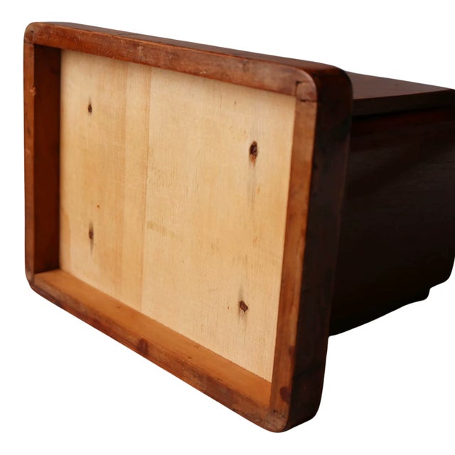 1950s Wood Mosaic Inlaid Cigar Box Vintage European Art Deco For Sale - Image 9 of 11