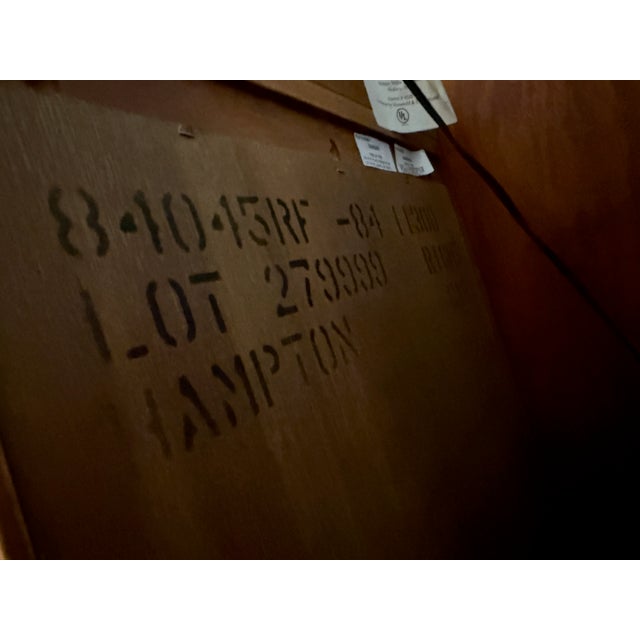 Late 20th Century Hickory White Hampton Collection China Cabinet For Sale - Image 14 of 14