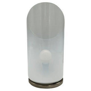 Italian Leucos Table Lamp in Murano Glass, 1970s For Sale