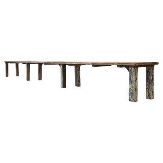 Long Wooden Bench For Sale