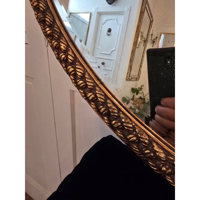 Vintage Mid Century Modern Hollywood Glamour Mirror For Sale In Boston - Image 6 of 6