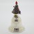 Vintage Italian Handmade Genuine Silver Christmas Tree Decorative Enameled Bell For Sale - Image 4 of 9