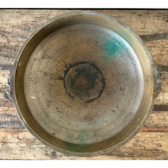 Vintage Boho Bronze Urli Bowl For Sale - Image 4 of 10