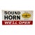 Vintage 1969 Pennzoil "Sound Horn We'll Open" Metal Gas Station Sign For Sale