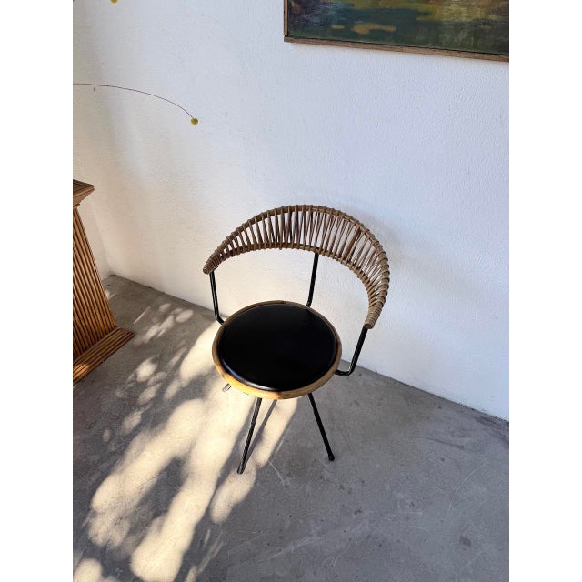 Rattan Chair from Dirk Van Sliedregt, 1950s For Sale - Image 9 of 18