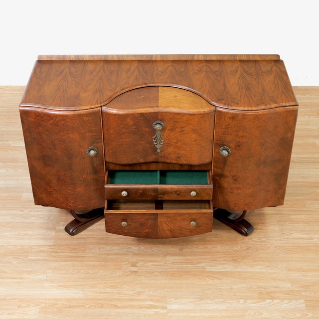 Beautility Mid Century Cocktail Cabinet Credenza by Beautility Furniture For Sale - Image 4 of 10