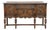 Bernhardt Furniture Solid Walnut Gothic Jacobean Style 60" Sideboard Buffet 225-105 For Sale