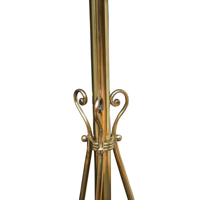 Metal Antique Arts and Crafts Style Floor Lamp For Sale - Image 7 of 10