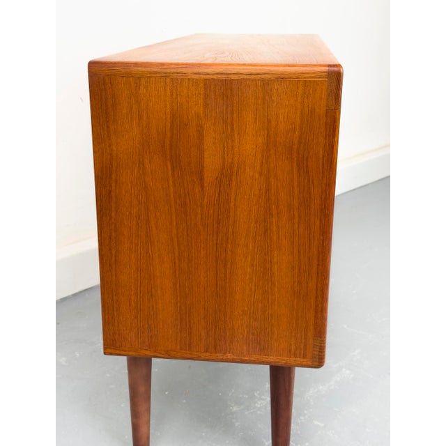 Wood Danish Teak Sideboard with Tambour Doors from CFC Silkeborg, 1970s For Sale - Image 7 of 18