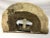 Wooden Mask on Base Red and Yellow For Sale - Image 10 of 11