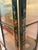 Pagoda Top Chinoiserie Display Cabinet in Green Lacquer From Union National For Sale - Image 9 of 12