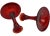 Glass Signed Vintage Ruby Red Glass Candleholders - 2 Pieces For Sale - Image 7 of 11