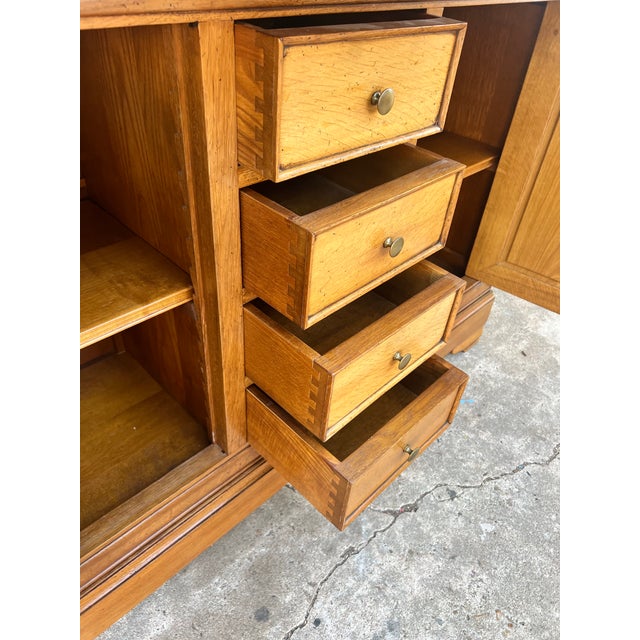 French 19th Century Louis Philippe Solid Walnut Two Door Buffet For Sale - Image 12 of 12