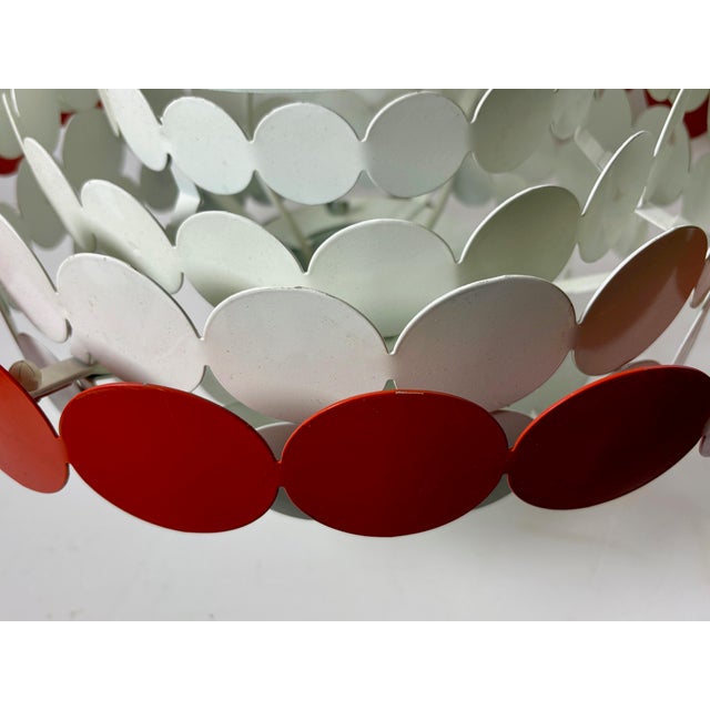 Metal 1970s Mid-Century Modern Semi-Flush Fixture For Sale - Image 7 of 10