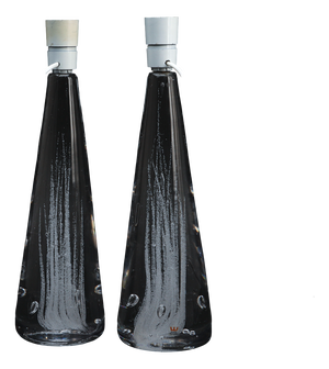 Glass Table Lamps by Vicke Lindstrand for Kosta, Sweden, 1960s, Set of 2