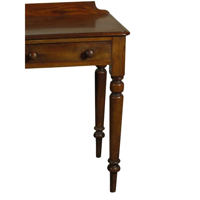 Mid 19th Century 19th-C. William IV Mahogany Side Table For Sale - Image 5 of 7
