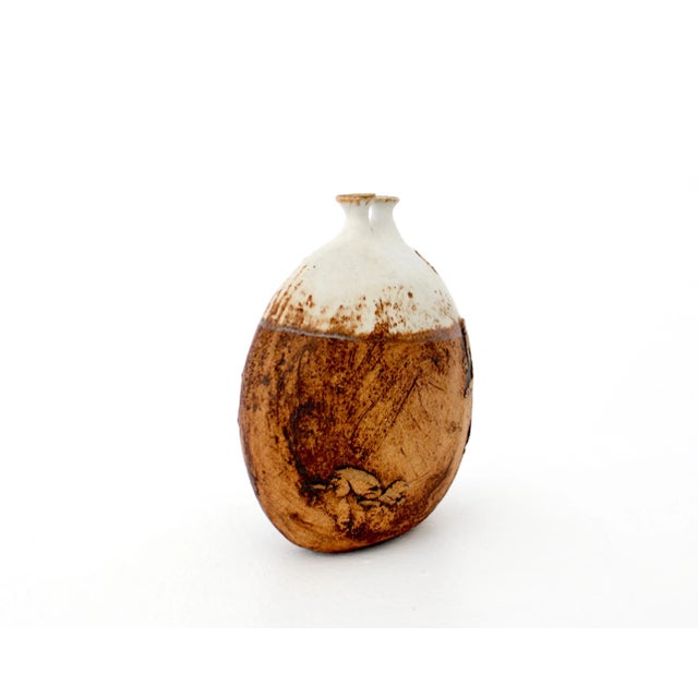 1970s Isabel Parks Ceramic Vessel or Weed Pot Signed Parks Hickory Grove Studios For Sale - Image 10 of 13