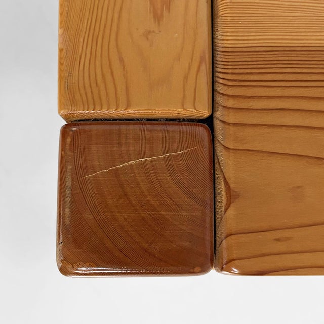 Italian Modern Leather and Wooden Coffee Table attributed to Silvano Passi, 1970s For Sale - Image 13 of 14
