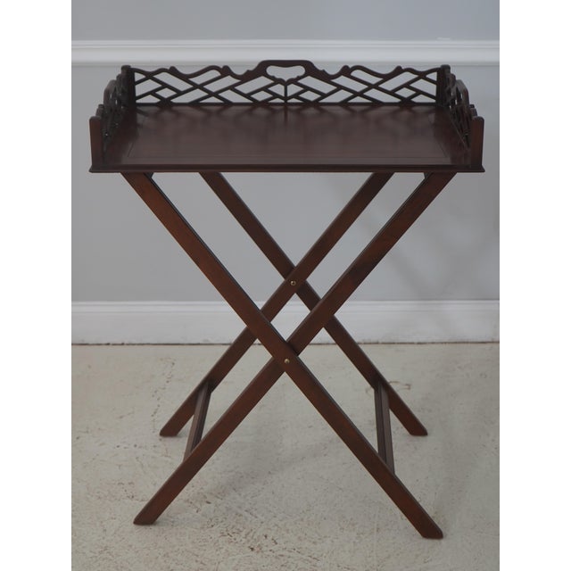 Age: Approx: 30 Years Old Details: Historic Charleston Collection Mahogany Quality Construction 18 C. Design Chippendale...