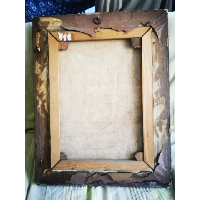 Beige The Casbah of Istanbul, Oil on Canvas, 1930s For Sale - Image 8 of 10