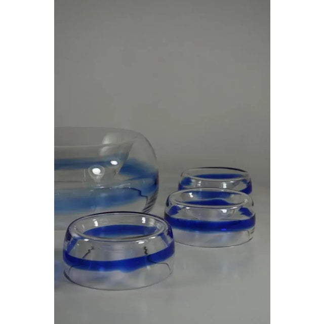 Murano Glass Dessert Fruit Set from Mazzega, 1960s, Set of 7 For Sale - Image 9 of 10