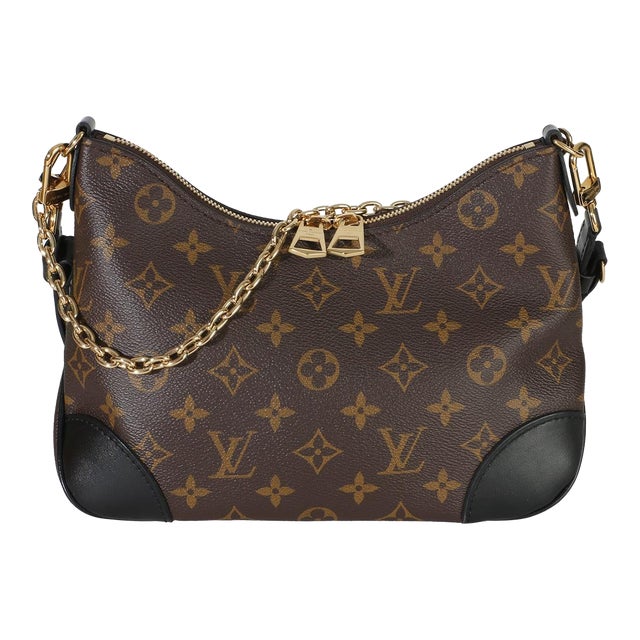 Black Monogram Canvas Boulogne NM For Sale