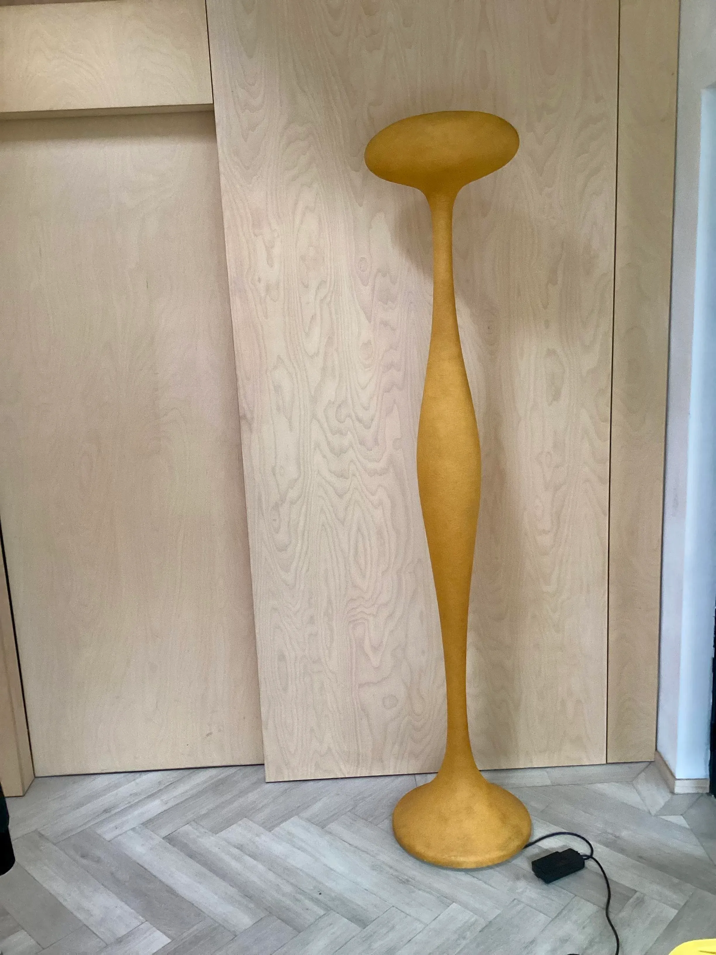 Space Age Fiberglass Orange Floor Lamp from Kundalini Berchicci