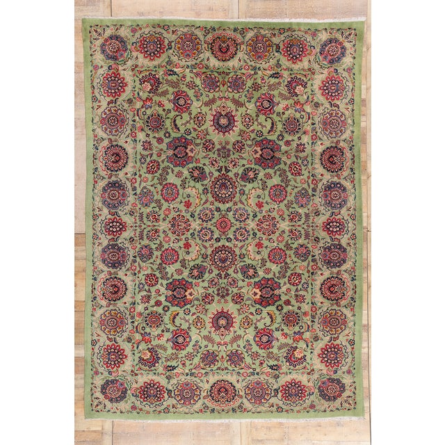Vintage Persian Kashan Rug, 08'09 X 12'07 For Sale - Image 10 of 10