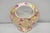 Chinoiserie Antique Japanese Nippon Hand Painted Porcelain Gold Gilt Handle Moon Basket Vase For Sale - Image 3 of 17