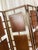 Brown Vintage Art Deco 4 Panel Teak Wood Floating Panel Freestanding Room Divider For Sale - Image 8 of 10