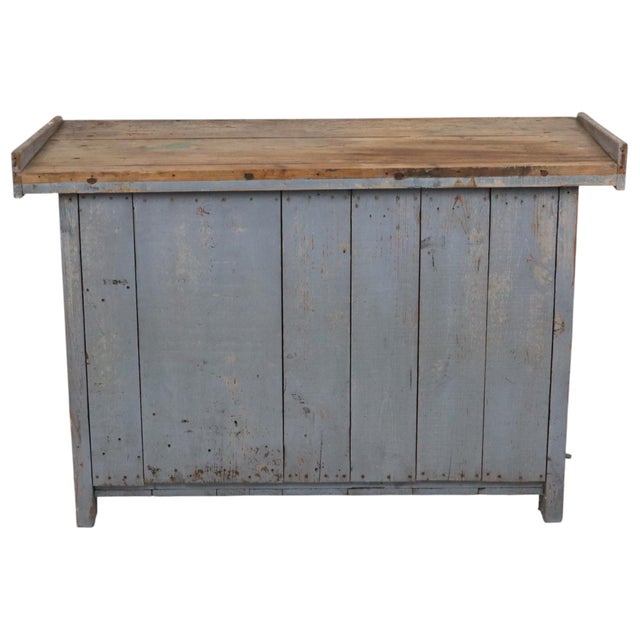Blue Workbench Sideboard, 1930s For Sale - Image 11 of 18