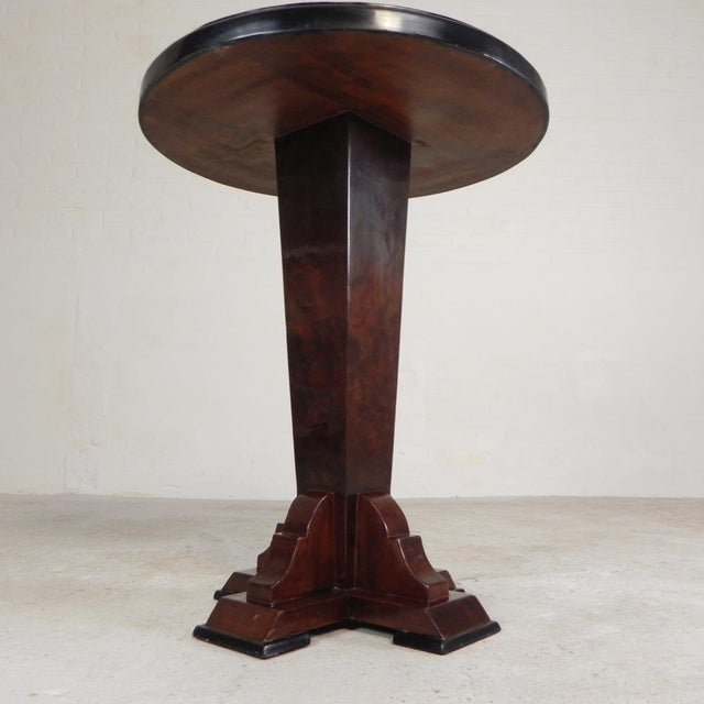 Art Deco Table with Inlaid Wood, 1990s For Sale - Image 4 of 18