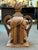 Design Plus Gallery presents a Hand Carved Memorial Bust with an Eternal Flame. This Neoclassical hand-carved flaming urn...