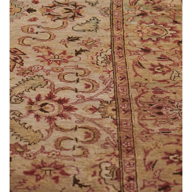 Handwoven Revival Agra Style Wool Rug For Sale - Image 11 of 13