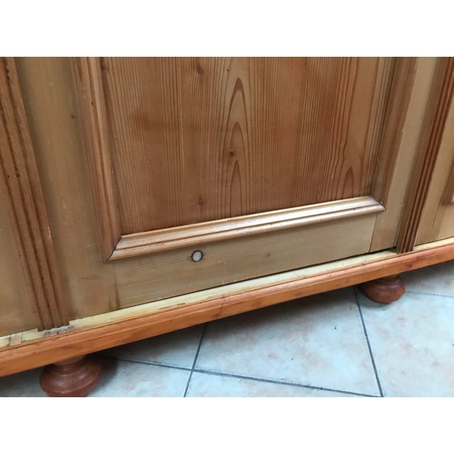 Large Bookcase with Glass Fronts, 1930s For Sale - Image 15 of 18