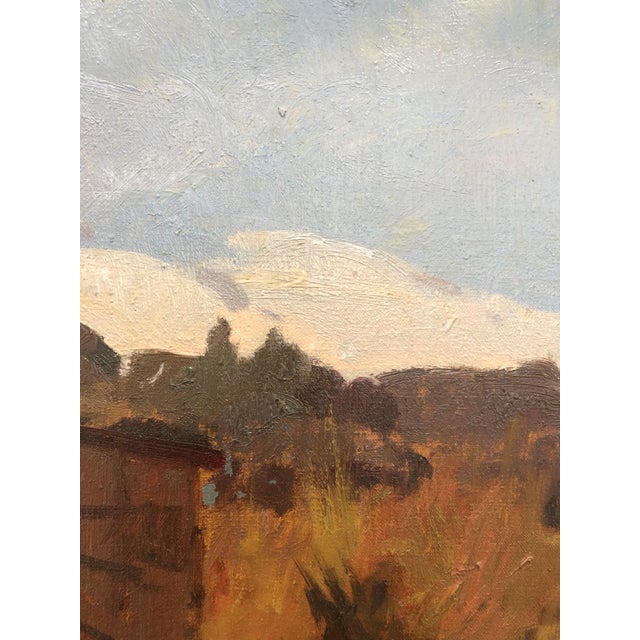 Angiolo Volpe, Livorno Retoni Sull Arnaccio, Oil on Canvas, Framed For Sale - Image 6 of 14
