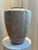 Large Late 20th Century Handcrafted Raku Pottery Vase With Crackle Glaze and Artist Signature For Sale - Image 4 of 6