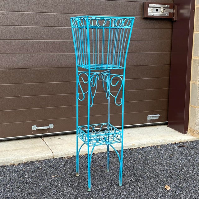 Wrought Iron Plant Stand For Sale - Image 13 of 13
