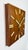 Industrial Vintage Brown Wooden Wall Clock from Pragotron, 1980s For Sale - Image 3 of 16