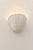 White Shell-Shaped Wall Sconces in Matte White Plaster, France, 1970, Set of 2 For Sale - Image 8 of 9
