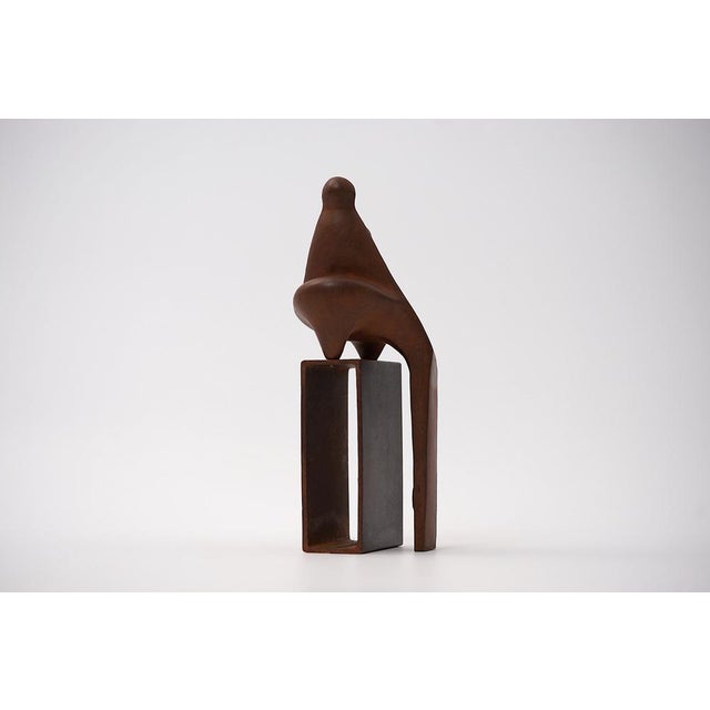 Artist: Gertraude Zebe (Berlin 1938 - lives in Berlin) Object: Zezootie & Rider Material: Cast iron, patinated Dated: 2003...