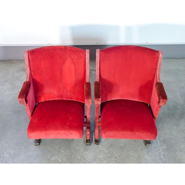 Wooden Cinema Chairs, Set of 2 For Sale - Image 17 of 18