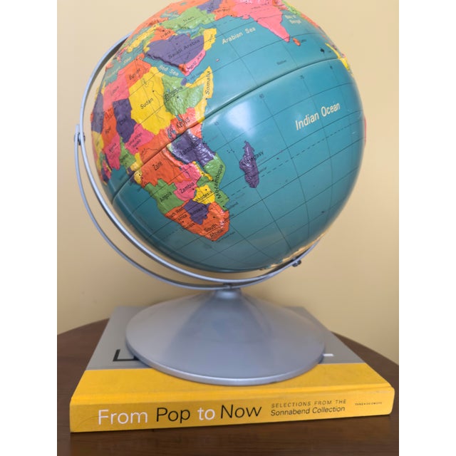 Plastic Vintage Nystrom 12” Readiness Globe, Circa 1980s For Sale - Image 7 of 16