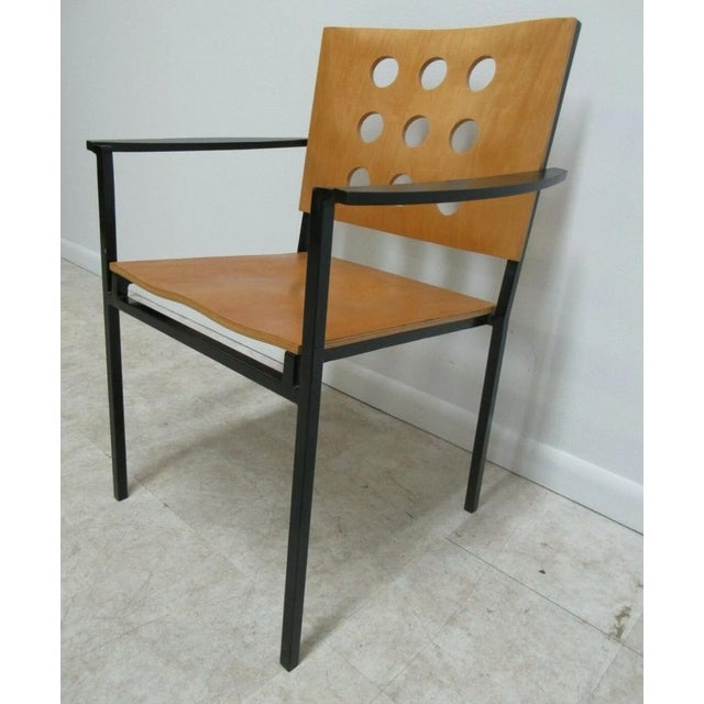 1990s 1990s Michael Graves Design Kron Prototype Stack Concept Armchair Round Pilon For Sale - Image 5 of 13