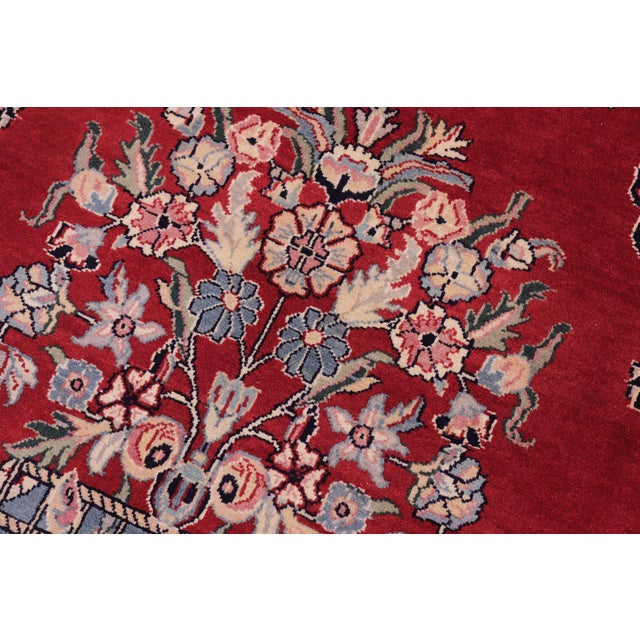 Tabriz Pak-Persian Red/Black Wool Rug - 10'0'' X 14'7'' For Sale - Image 4 of 8