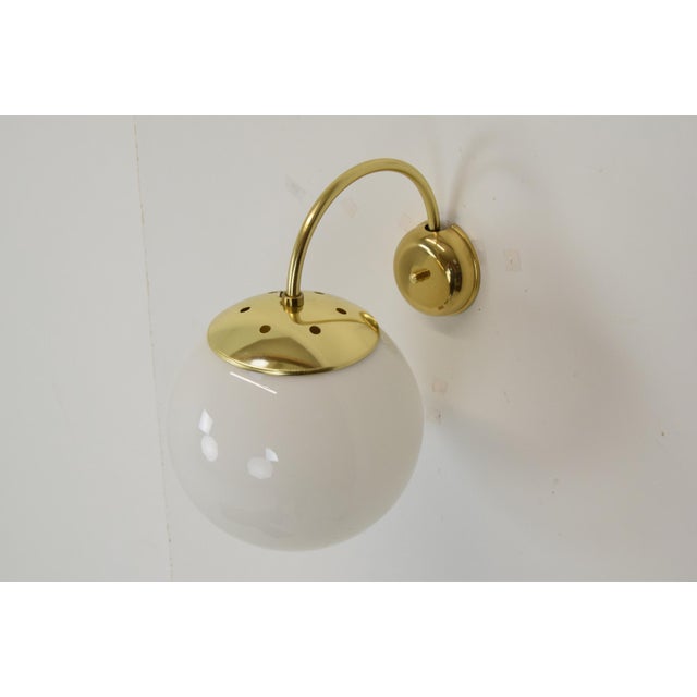 Goldenrod Mid-Century Wall Lamp from Kamenicky Senov, 1960s For Sale - Image 8 of 14
